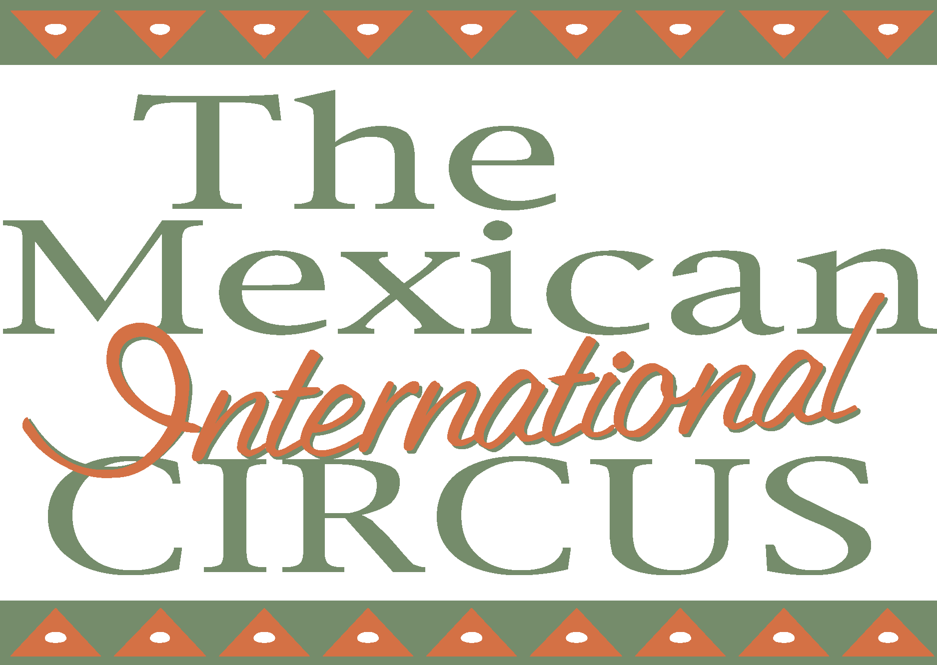 The Mexican International Circus Logo Vector Logo